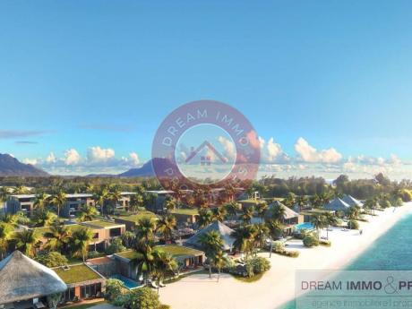 SUPERBES APPARTEMENTS AVEC VUE MER OU MONTAGNE DANS RESIDENCE PIEDS DANS L’EAU  - ILE MAURICE