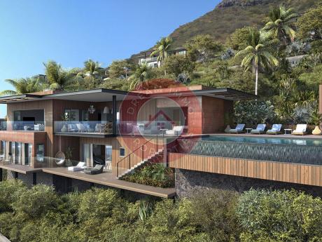 LUXUEUSE & SPACIEUSE VILLA ENTRE MER ET MONTAGNE AVEC SERVICES HOTELIERS A RIVIERE NOIRE - ILE MAURICE