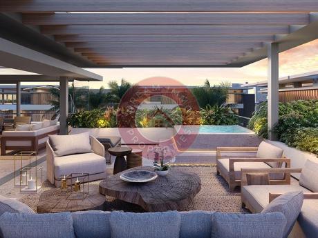 BEAU PENTHOUSE 2 CH AVEC ACCES PLAGE ET SERVICES HÔTELIERS  A TROU AUX BICHES – ILE MAURICE 