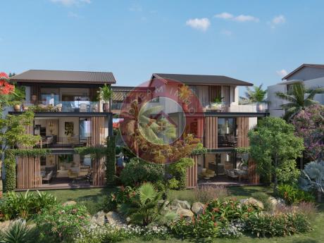 BELLE RESIDENCE DANS UN DOMAINE AVEC ACCES GOLF, PLAGE & HOTELS – BEAU CHAMP - ILE MAURICE