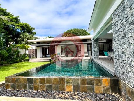MAGNIFIQUE VILLA DE 4 CH AVEC TRES BELLE PISCINE A PEREYBERE - ILE MAURICE