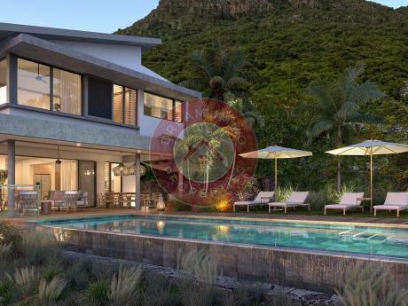 SOMPTUEUSES & SPACIEUSES VILLAS AVEC VUE MER & MORNE A RIVIERE NOIRE– ILE MAURICE