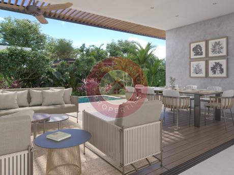 SUPERBES VILLAS DE 4 CH DANS LE DOMAINE PALMYRE A RIVIERE NOIRE – ILE MAURICE