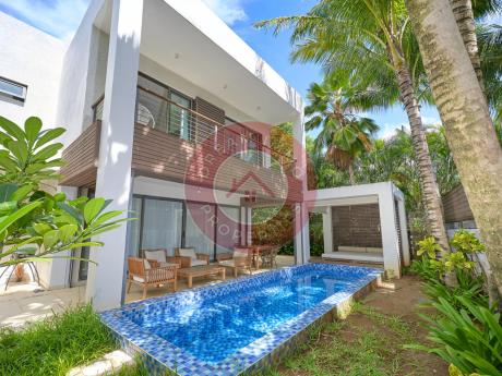 A 2MIN A PIED DE LA MER ! BELLE VILLA JUMELEE DE 3 CH A GRAND BAIE - ILE MAURICE