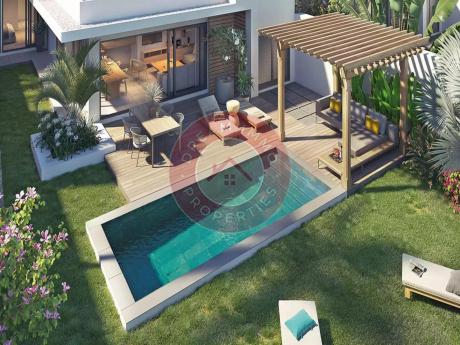 BELLE VILLA EN CONSTRUCTION SUR LE PROJET STELLA MARIS A TAMARIN - ILE MAURICE