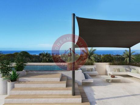 VUE MER ! GRANDS PENTHOUSES MODERNES AVEC ROOFTOP DANS LES HAUTEURS DE TAMARIN – ILE MAURICE