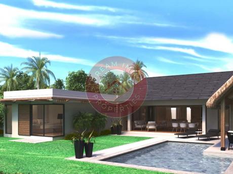 BELLE VILLA NEUVE A SEULEMENT 100M DE LA PLAGE DANS LE NORD DE L'ILE MAURICE