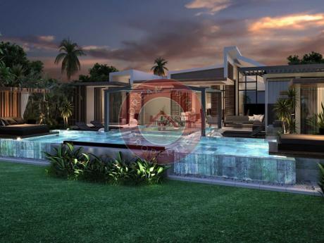 LUXUEUSES VILLAS DE 3 CHAMBRES A 50 M DE LA MER AU NORD DE L’ILE MAURICE