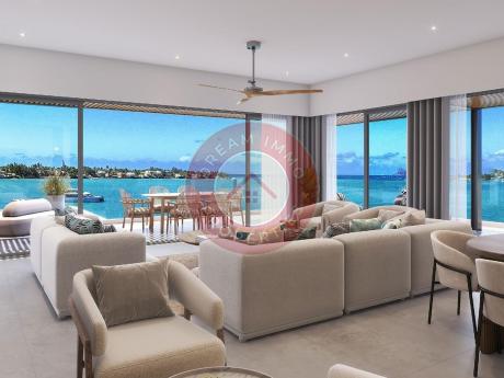 UNIQUE DANS LE NORD ! SPLENDIDE RESIDENCE & MARINA FACE MER A GRAND-BAIE – VUE LAGON – ILE MAURICE