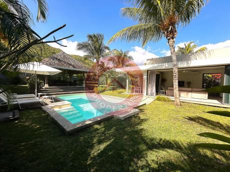 BELLE VILLA DE 3 CHAMBRES DANS UN RESORT A RIVIERE NOIRE - ILE MAURICE