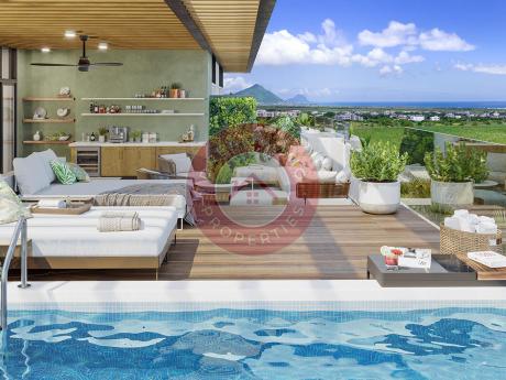 VUE MER & MONTAGNE – SUBLIMES PENTHOUSES 3CH PROCHE MER A CASCAVELLE – ILE MAURICE