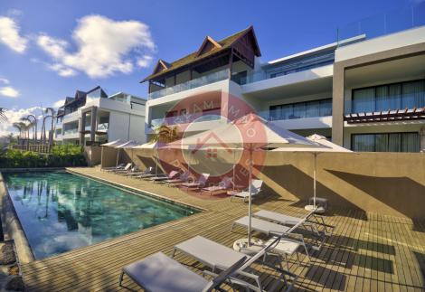 SUBLIME APPARTEMENT AU RDC VENDU MEUBLE AVEC ACCES HOTEL A GRAND GAUBE - ILE MAURICE