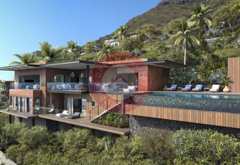 LUXUEUSE & SPACIEUSE VILLA ENTRE MER ET MONTAGNE AVEC SERVICES HOTELIERS A RIVIERE NOIRE - ILE MAURICE