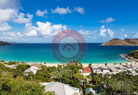 LOCATION 2CH VILLA ACAÏ VUE SUR LE LAGON TURQUOISE DES CARAIBES A FLAMANDS – SAINT BARTHELEMY 