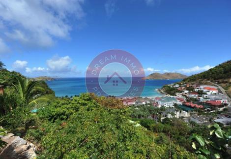 LOCATION VILLA ART 2CH - VUE LAGON TURQUOISE A FLAMANDS - SAINT BARTHELEMY 