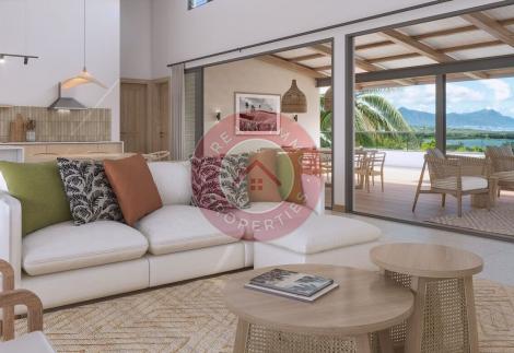 LUXUEUX PROJET D'APPARTEMENTS & VILLAS AVEC VUE MER & MORNE A RIVIERE NOIRE– ILE MAURICE