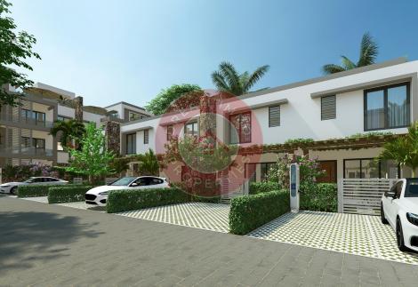SUPERBES TOWNHOUSES DE 3 CHAMBRES PROCHE MER A TAMARIN – ILE MAURICE