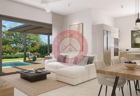 BELLES VILLAS MITOYENNES DE 4 CH DANS UNE RESIDENCE AVEC HOTEL & GOLF - ILE MAURICE