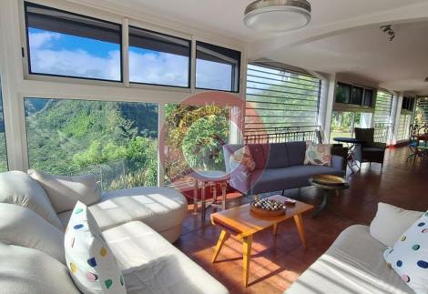 A VENDRE 2 MAISONS AVEC MAGNIFIQUE VUE MONTAGNE & CASCADE A BEAU BASSIN – ILE MAURICE 