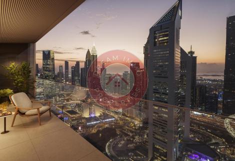 JUMEIRAH RESIDENCES EMIRATES TOWERS – LUXUEUX APPARTEMENTS 1CH VUE BURJ KHALIFA – DUBAI