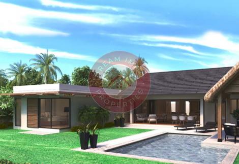 BELLE VILLA NEUVE A SEULEMENT 100M DE LA PLAGE DANS LE NORD DE L'ILE MAURICE