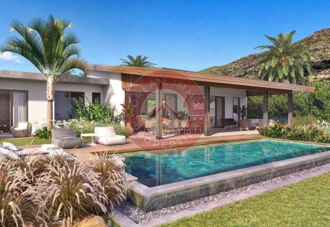 BELLES VILLAS DE 3 CH DANS UN RESORT AVEC SUBLIME VUE MONTAGNE A TAMARIN - ILE MAURICE