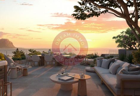 VUE MER PANORAMIQUE ! SPACIEUX PENTHOUSE AVEC ROOFTOP PRIVE A TAMARIN – ILE MAURICE