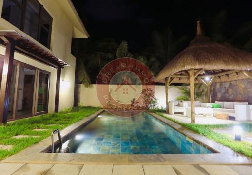 LUXURIOUS AND FULLY FURNISHED VILLA FOR RENT IN PEREYBERE - MAURITIUS